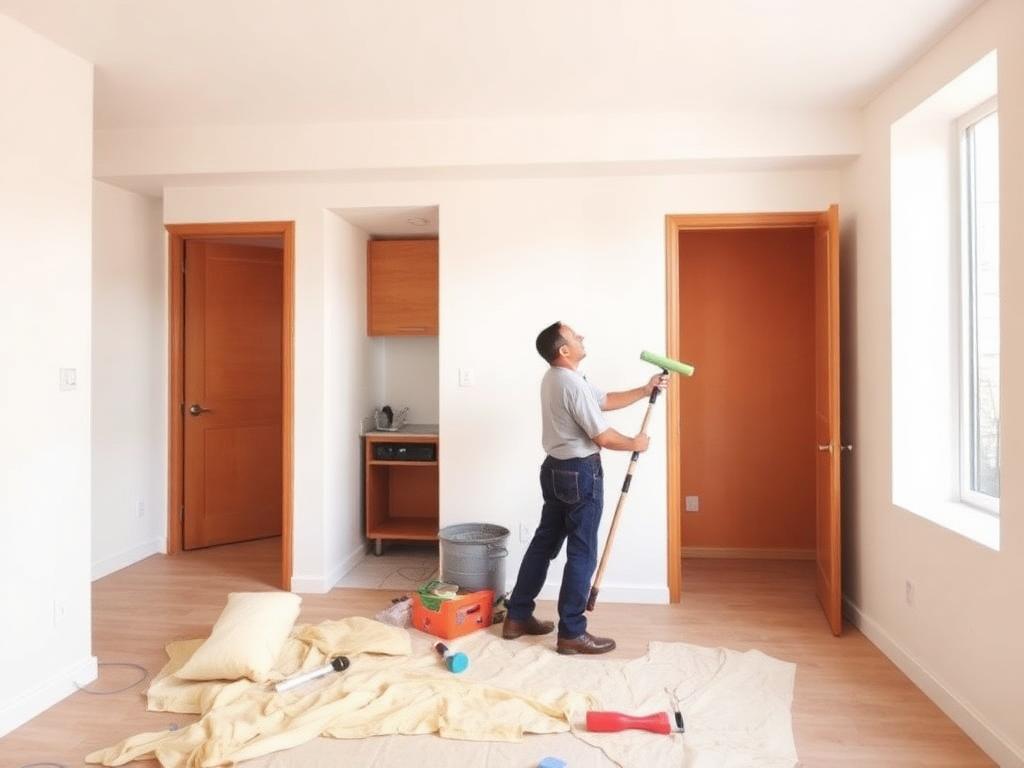 HVAC service on residential rental